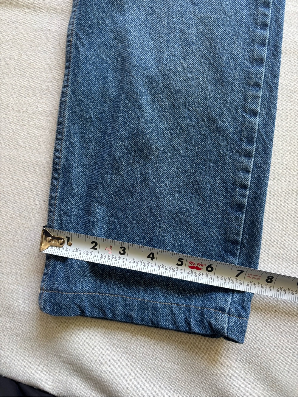 Free People Shelby Low Rise Boyfriend Cropped Jeans Button Fly Size 25 - Picture 9 of 10